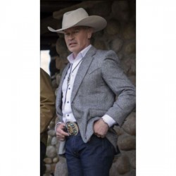 Yellowstone Neal Malcolm Beck Grey Blazer